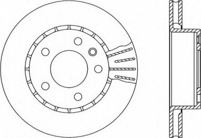 OPEN PARTS bdr140720 -  Тормозной диск